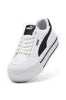 Puma CortClassicVulcFSPlatformWns 402329 01 Kadın Sneaker Ayakkabı Beyaz Siyah 36-40 