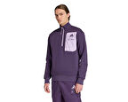 adidas Mer Pw Flctop M Erkek Günlük Sweatshirt JX8815 Mor