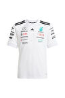 adidas Çocuk  Beyaz  T-shirt MER DR JSYW RY JX5803