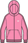 adidas Çocuk  Pembe  Sweatshirt GFX FZ HOODIE JZ9933