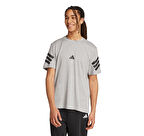 JW4785-E adidas M Fı 3S Reg T Erkek T-Shirt Gri