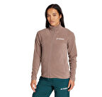 JM3112-K adidas W Mt Ess Fz Fl Kadın Ceket Kahve