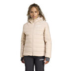 Adidas Kadın Mont Essentials Mountain Trail Puffer Hoodie