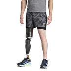 Own The Run Spray Dye 2in1 Erkek Gri Koşu Şort JN9680