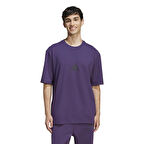 Z.N.E. Loose-Fit Erkek Mor Günlük Stil T-Shirt JW4783