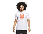 adidas Spotlıght Tee 2 Erkek Basketbol Tişörtü JV8433 Beyaz
