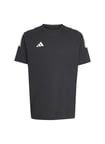 Adidas JZ0228 M SERENO 3S T Siyah Bisiklet Yaka Normal Kalıp Fit Düz Erkek T-Shirt