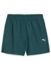 Puma 68952321 TRAINING 5 Shorts Malachi Yeşil Lastikli Bel Regular Fit Düz Erkek Şort