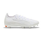 Puma Ultra 6 Pro Fg/Ag Erkek Çoklu Çim Zemin Kramponu 10855104 Beyaz