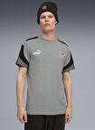 Puma 63251503 BMW MMS MT7+ TEE Medium Gr Gri Yuvarlak Yaka Regular Fit Düz Erkek T-Shirt