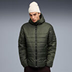 Puma Ess Hooded Padded Erkek Haki Ceket