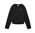 688142-01 Puma Evostrıpe Comfort Short Crew Kadın Ceket Siyah