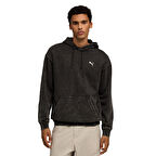 Ess Elevated Wash Hoodie Erkek Siyah Günlük Stil Sweatshirt 68804901