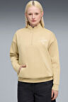 Puma Ess Scrıpt Half-Zip Crew Kadın Sweatshirt