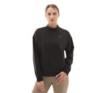 688152-01 Puma Her Relaxed Crew Fl Kadın Sweatshirt Siyah