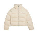 632171-87 Puma Corduroy Puffer Jacket Kadın Mont Krem