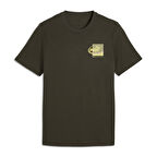 Graphic Tee Erkek Yeşil Günlük Stil T-Shirt 68803470