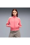 T7 Jacket Pembe Kadın Fermuarlı Üst