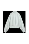 HER Mock Neck Crew Yeşil Kadın Sweatshirt