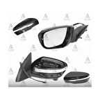 AYNA DIŞ DİKİZ QASHQAI 14= ELEKTRİKLİ SİNYALLİ ISITMALI OTOMATİK KATLANIR (KAMERALI) 13 PIN SOL