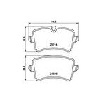 ARKA FREN BALATASI KABLO AUDI A4 A5 A6 A7 PORSCHE MACAN