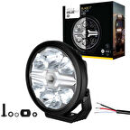 Hella Off-Road Valuefit Blade Led Uzun Far Siyah 36W 7" Beyaz Isik 1FJ357198-051