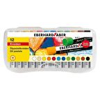 Yağlı Pastel Boya 12 Renk Plastik Kutu