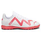 Puma Future Play Tt Jr Çocuk Halı Saha Ayakkabısı Beyaz-Turuncu 10739101