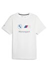 BMW MMS ESS Logo Tee  Beyaz Erkek Kısa Kol T-Shirt