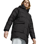 Protective Hooded Erkek Siyah Günlük Stil Ceket 67537801