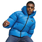 Hooded Ultra Down Erkek Mavi Günlük Stil Ceket 67538347