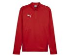 Puma Teamgoal Training 1/4 Zıp Top Erkek Futbol Antrenman Sweatshirts 65862901 Kırmızı