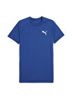 Puma 67899217 EVOSTRIPE Tee Cobalt Glaze Siyah Yuvarlak Yaka Regular Fit Düz Erkek T-Shirt