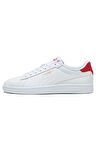 Puma Smash 3.0 L Unisex  Beyaz / Kırmızı Sneaker