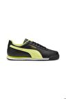 Puma Erkek Siyah-Sarı Roma Basic Sneaker Ayakkabı 36957153