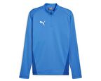 Puma Teamgoal Training 1/4 Zıp Top Erkek Futbol Antrenman Sweatshirts 65862902 Mavi