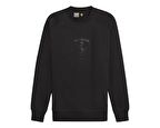 Puma Ferrari Race Big Shield Crew Erkek Günlük Sweatshirt 62380201 Siyah