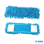 Cod-Ex Mikrofiber Islak Kuru Nemli Makarna Şönil Palet Tablet Mop Yedeği - 40 Cm. - 5 Adet