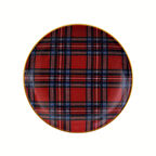 Kırmızı Ekose Tabak