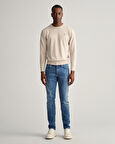 GANT Erkek Mavi Extra Slim Fit Jean Pantolon