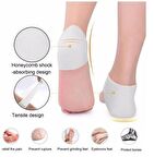 Silikon Topuk Koruyucu, Topuk Çatlağı İçin Topukluk (2 Adet) U96 ŞEFFAF RENK