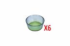 Porland Tirius Mavi-Yeşil Kase 13 cm 6'lı 04FIA002615