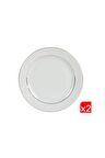 Porland Hazan Altın Yaldız Düz Tabak 25cm 2 li 04POR031038