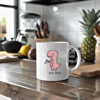 Tea-rex Baskılı Kupa Bardak 330 ML