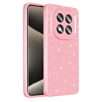 Xiaomi Redmi Note 14 Pro 5G Uyumlu Kılıf Kamera Korumalı Simli Lüks Koton Kapaka