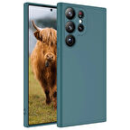 Samsung Galaxy S23 Ultra Uyumlu Kılıf İç Yüzeyi Kadife Lansman Kapak