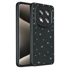 Xiaomi Redmi Note 14 Pro 5G Uyumlu Kılıf Kamera Korumalı Simli Lüks Koton Kapaka