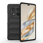 Honor Magic 7 Lite Uyumlu Kılıf Esnek TPU Oyuklu Arka Yüzey Tasarımlı Etnik Silikon Kapak