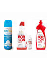 Boron Jel Bulaşık Makine Deterjanı(41Yıkama)+ Boron Elde Yıkama 650 Ml++Bortam Dezenfektan Antiviral