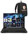 ASUS TUF Gaming F16 Core 5 210H 96GB 512GB SSD RTX4050/6GB 140W WUXGA 16" W11P LP029 & PER4 ÇANTA
